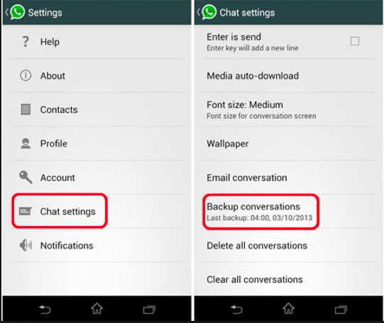 restore whatsapp chat from android to iphone